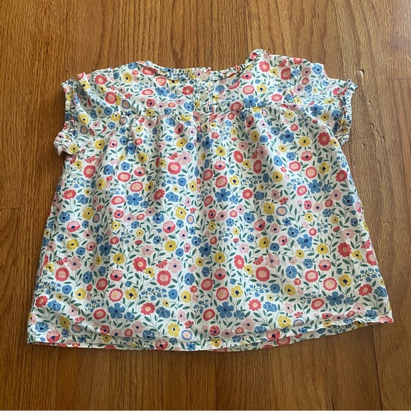 Mini Boden Smocked Floral Blouses - Picture 6 of 7